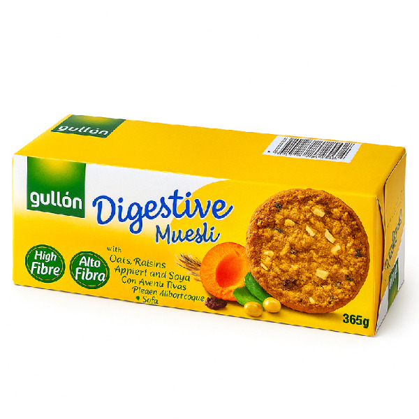 Купить Овсяное печенье Digestive Muesli Gullón – натуральная энергия из Испании!  Высокое качество, отличный вкус, оптимальная цена! — премиальные Печенье · Вафли от Cheese Map™ Украина