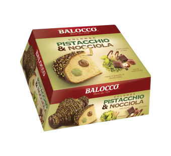 Панеттон с фисташковым кремом и фундуком "Colomba Balocсo" Италия фасовка 0.75 kg - фото | Сирна Карта