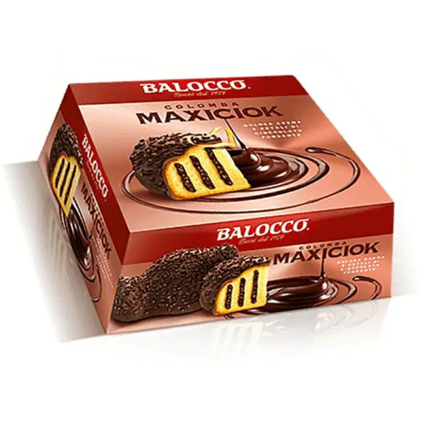 Купить Панеттон с шоколадным кремом Colomba MaxiCiok Balocсo Италия фасовка 0.75 kg — премиальные Панеттоне · Штолен от Cheese Map™ Украина