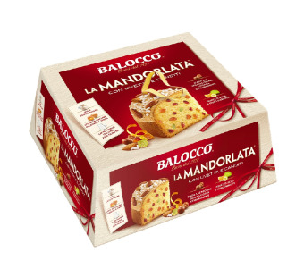 Панеттон с цукатами и орехами "Colomba Balocсo la Mandorlata" Италия фасовка 1 kg - фото | Сирна Карта