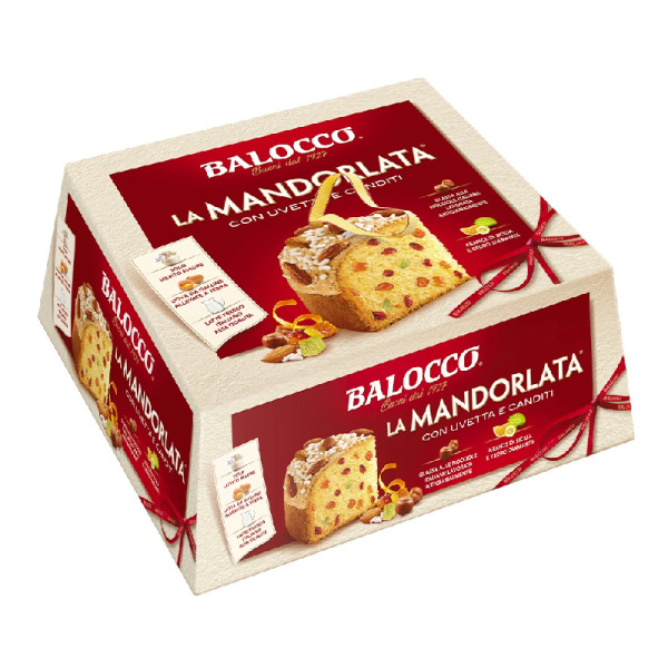 Купить Панеттон с цукатами и орехами Colomba Balocсo la Mandorlata Италия фасовка 1 kg — премиальные Панеттоне · Штолен от Cheese Map™ Украина