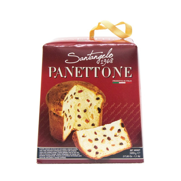 Купить Панеттон Santagelo Tradizionale Италия фасовка 0.5 kg — премиальные Панеттоне · Штолен от Cheese Map™ Украина