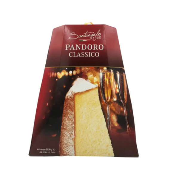 Купить Панеттон традиционный Panettone Santangelo Pandoro Италия фасовка 0.8 kg — премиальные Панеттоне · Штолен от Cheese Map™ Украина