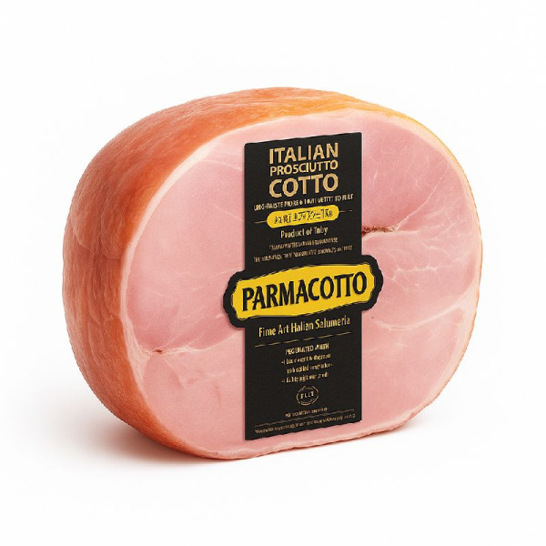 Parmacotto Prosciutto Cotto трюфель — Ветчина весовая деликатесная | Италия | 1 кг – фото товара | Сырная Карта