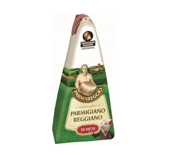 Пармезан Parmigiano Reggiano 30 месяцев выдержки 0.25 кг – элитный итальянский сыр с богатым вкусом и ароматом традиций! – фото товару | Сирна Карта