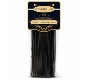 Pasta Quagliara спагетти с чернилами каракатицы 500 г Италия - фото | Сирна Карта
