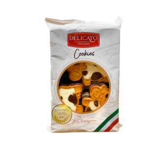 Печенье коровка с кремом "Delicato Italiano Cookies" Италия фасовка 0.2 kg — фото | Сирна Карта
