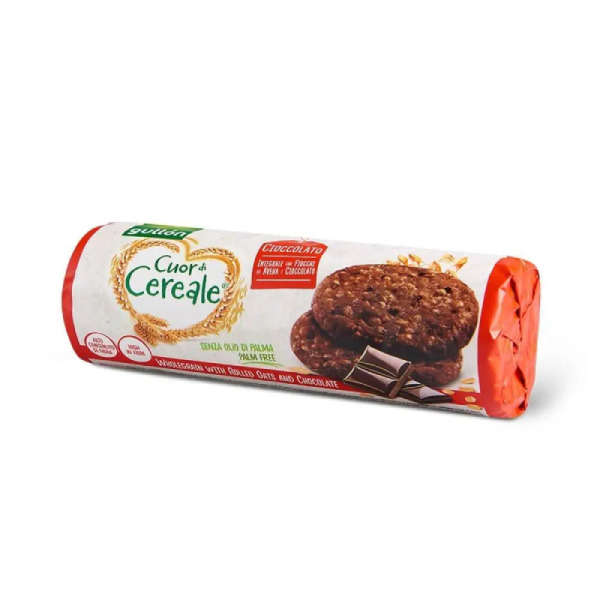 Купить Печенье овсяное с шоколадом Cuor di Cereale Gullon Испания фасовка 0.28 kg — премиальные Печенье · Вафли от Cheese Map™ Украина