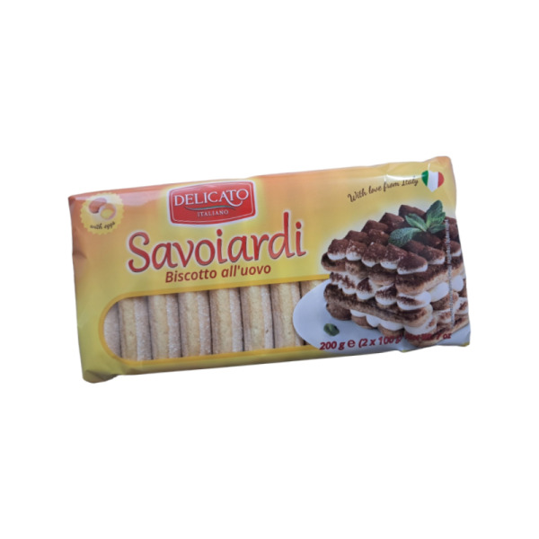 Купить Печенье Savoiardi Delicato Италия фасовка 0.2 kg — премиальные Печенье · Вафли от Cheese Map™ Украина