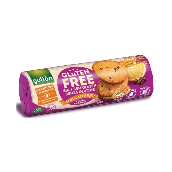 Купити Печиво без глютену вівсяне з апельсином Oats Orange Gullon Іспанія фасування 0.18 kg — преміальні Печиво · Вафлі від Cheese Map™ Україна