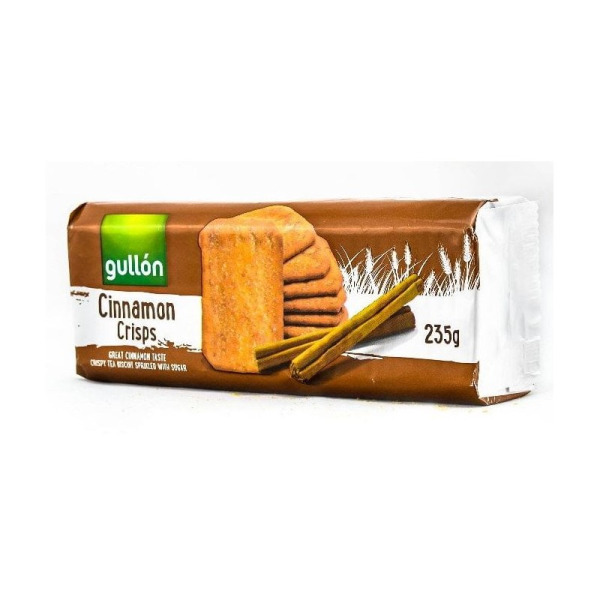 Купити Печиво хрустке з корицею Cinnamon Crisps Gullon Іспанія фасування 0.235 kg — преміальні Печиво · Вафлі від Cheese Map™ Україна
