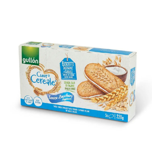 Купити Печиво сендвіч без цукру з йогуртом Gullon Іспанія фасування 0.22 kg — преміальні Печиво · Вафлі від Cheese Map™ Україна