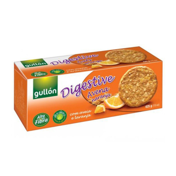 Купити Печиво вівсяне з апельсином Digestive Avena Naranja Gullon Іспанія фасування 0.425 kg — преміальні Печиво · Вафлі від Cheese Map™ Україна