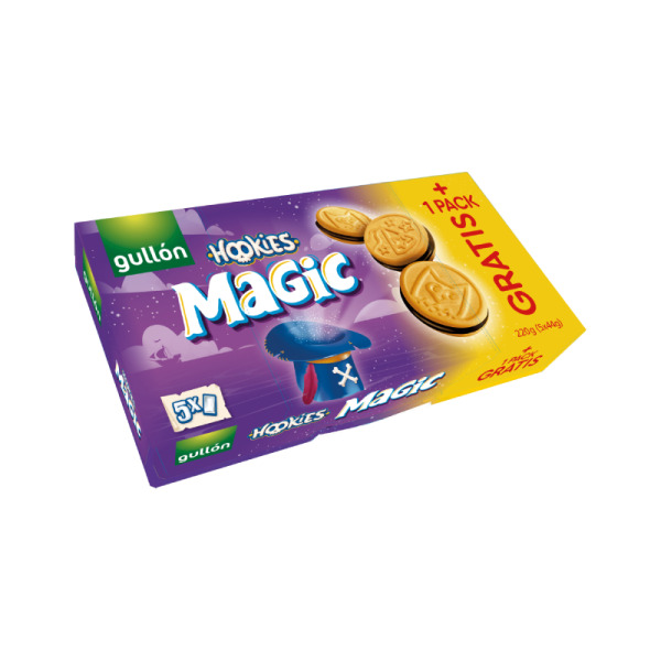 Купити Печиво з шоколадним смаком Hookies Magic Gullon Іспанія фасування 0.22 kg — преміальні Печиво · Вафлі від Cheese Map™ Україна