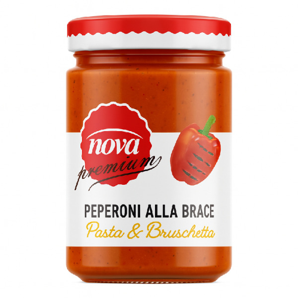 Купити Peperoni Alla Brace Nova Premium – італійський соус з печеного перцю для пасти та брускетти! Смак вогню, пристрасті та Середземноморя! — преміальні Преміальні · Трюфельні від Cheese Map™ Україна