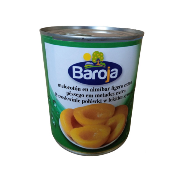 Купити Персик половинками в сиропі Baraja  фасування жерсть 0.85/ 0.48 kg — преміальні Овочі · Антипасті від Cheese Map™ Україна