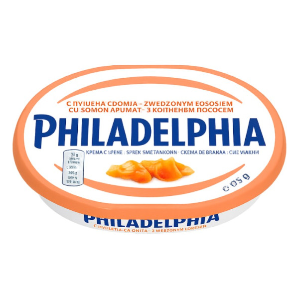 Купити Philadelphia крем-сир | сирний крем-делікатес із лососем | преміум продукт | Німеччина | 175 г | Сирна Карта — преміальні Philadelphia · Преміум від Cheese Map™ Україна