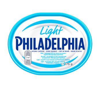 Philadelphia Light сир вершковий 2% 175 г Німеччина — фото | Сирна Карта
