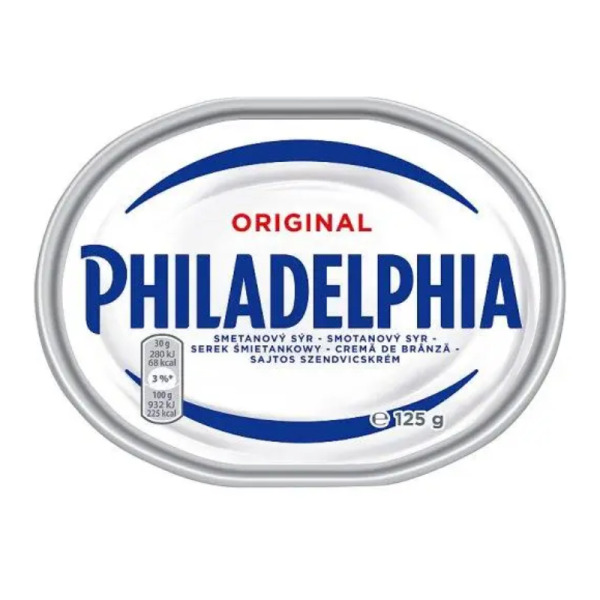 Купити Крем-сир Philadelphia Original 69% | Німеччина | преміум делікатес | 0.125 кг – Сирна Карта — преміальні Philadelphia · Преміум від Cheese Map™ Україна