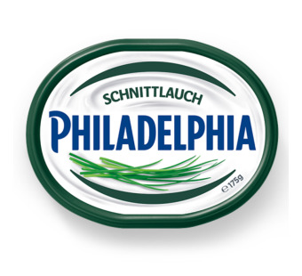 Philadelphia сир вершковий з зеленою цибулею 60% 175 г Німеччина — фото | Сирна Карта