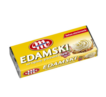 Плавлений сир  Едамський "Mlekovita" фасування 0.1 kg — фото | Сирна Карта