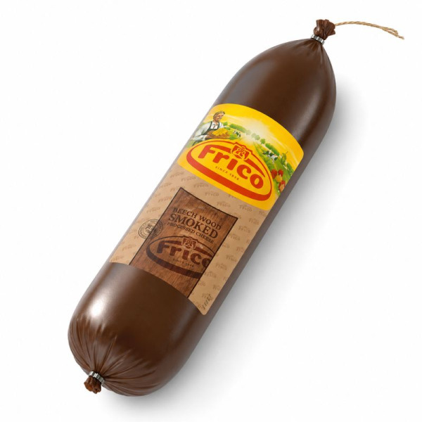 Сир плавлений копчений Beech Wood Smoked 45% Frico на вагу Нідерланди – фото товару | Сирна Карта