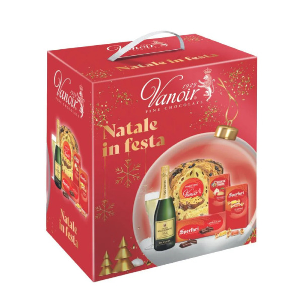 Купить Подарочный набор Natale in Festa Panettone Vinoir Италия 5 предметов — премиальные Подарочные · Боксы от Cheese Map™ Украина