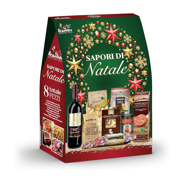 Купить Подарочный набор Sapori di Natale Regalidea Италия 8 предметов — премиальные Подарочные · Боксы от Cheese Map™ Украина