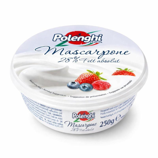 Polenghi Mascarpone сир вершковий 65% 250 г Італія – фото товару | Сирна Карта