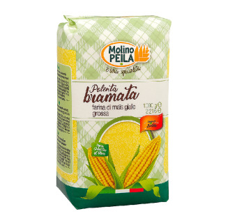 Купити Polenta Bramata Molino Peila - автентична кукурудзяна крупа з Італії для гурманів, шефів та ресторанів! — преміальні Крупи · Спеції від Cheese Map™ Україна