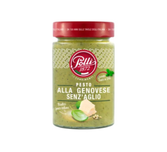 Polli Pesto alla Genovese Senz\'Aglio соус песто 190 г Италия – фото товару | Сирна Карта