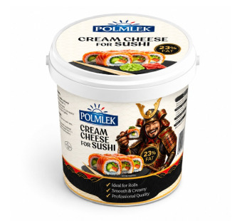 Polmlek Cream Cheese for Sushi сыр сливочный 23% 1 кг Польша - фото | Сирна Карта
