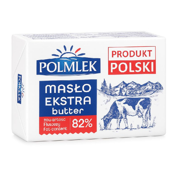Polmlek Екстра 82% — масло вершкове | Польща | 200 г – фото товару | Сирна Карта