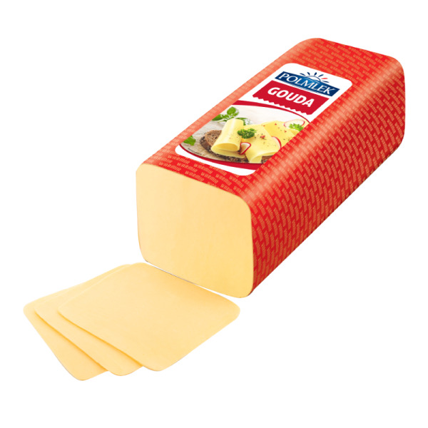 Купити Сир Гауда Gouda Polmlek 45% — преміальні Сири · Польща від Cheese Map™ Україна