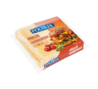 Polmlek Hamburger сирний продукт аналог тостовий 40% 130 г Польща — фото | Сирна Карта