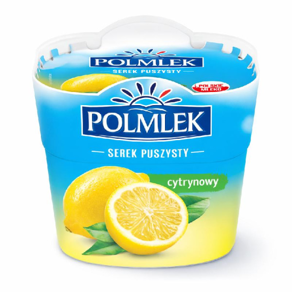 Polmlek Serek puszysty сирок десертний лимонний 135 г Польща – фото товару | Сирна Карта