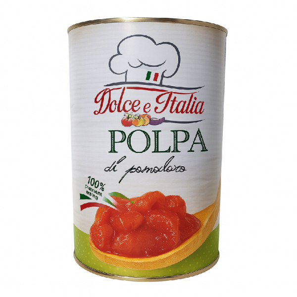 Купити Polpa di Pomodoro Dolce e Italia 4.05 кг – автентичні італійські томати преміум-класу для ресторанів та гурманів! — преміальні Овочі · Антипасті від Cheese Map™ Україна