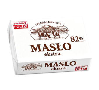 Polskiej Mleczarni Masło Ekstra масло сливочное 82% 200 г Польша - фото | Сирна Карта