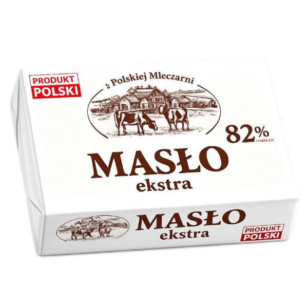 Polskiej Mleczarni Masło Ekstra масло вершкове 82% 200 г Польща – фото товару | Сирна Карта