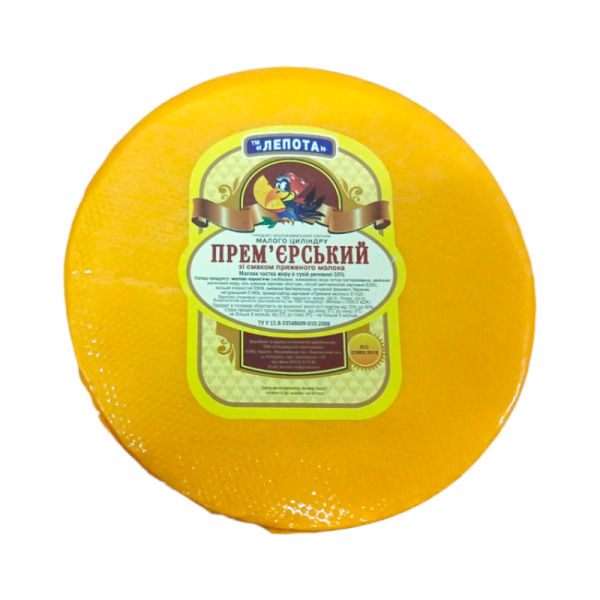 Купити Сирний продукт Премєрський Лепота 50% — преміальні Сири · Україна від Cheese Map™ Україна