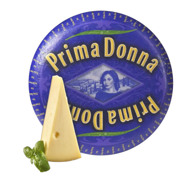 Купити Сир молодої Прима Донна Fino Prima Donna 45% – ніжність смаку, преміальна якість та сирна традиція Голландії!  Ідеальний для гурманів та ресторанів HoReCa. — преміальні Голландські · Сири від Cheese Map™ Україна