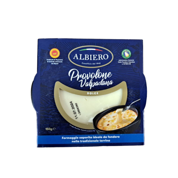 Купити Сир Проволоне Provolone Valpadana PDO у керамічній тарілці – італійська традиція смаку — преміальні Італійські · Сири від Cheese Map™ Україна