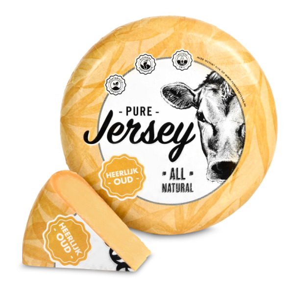 Купити Сир витриманий Джерсі Heerlijk Oud Pure Jersey 50% - багатство смаку 12-місячної витримки — преміальні Голландські · Сири від Cheese Map™ Україна