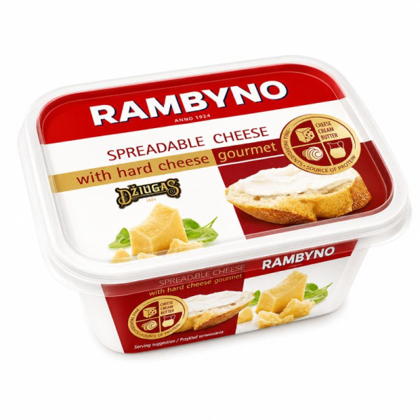 Купити Плавленый сыр с твёрдым сыромRambyno 50% фасовка 0.175 kg — преміальні Балтійські · Сири від Cheese Map™ Україна