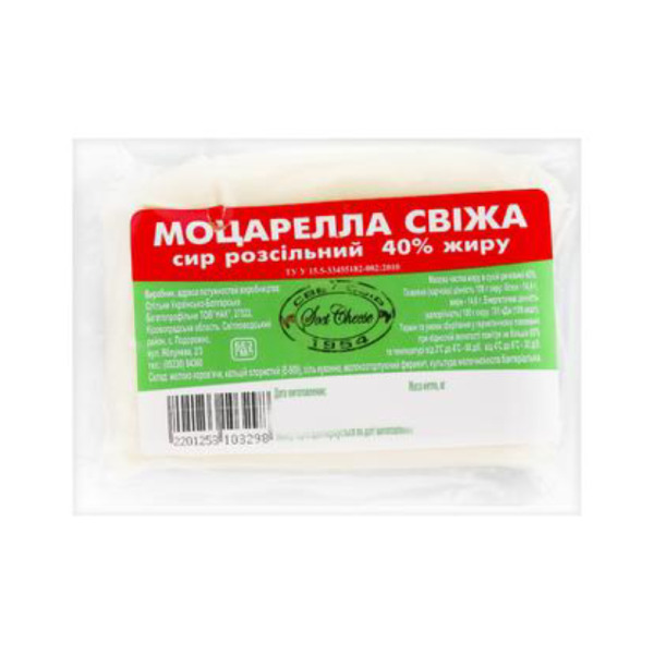 Купить Сыр рассольный Моцарелла СвитСыр 40% — премиальные Сыры · Украина от Cheese Map™ Украина