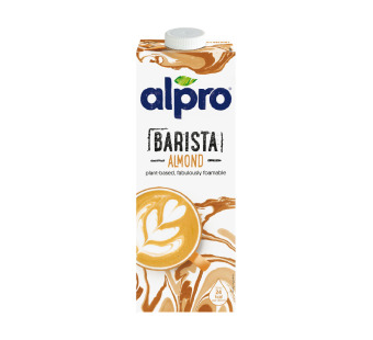 Растительное миндальное молоко Barista ""Alpro" Бельгия фасовка 1 l - фото | Сирна Карта