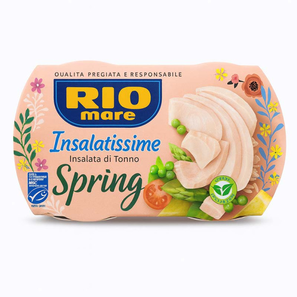 Купить Rio Mare Insalatissime Spring — салат готовый с тунцом | Италия | 2×160 г — премиальные Морепродукты · Анчоусы от Cheese Map™ Украина