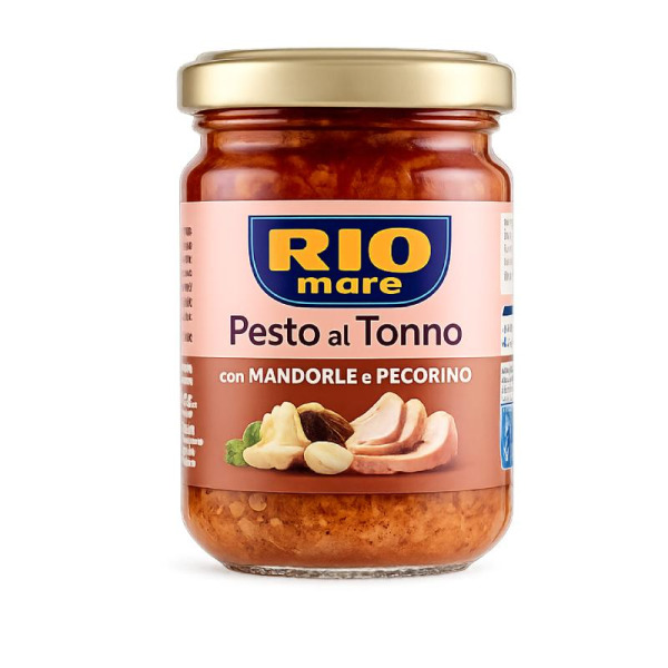 Купить Песто из тунца с миндалем и пекорино Rio Mare Италия фасовка стекло 0.13 kg — премиальные Итальянские · Пицца от Cheese Map™ Украина