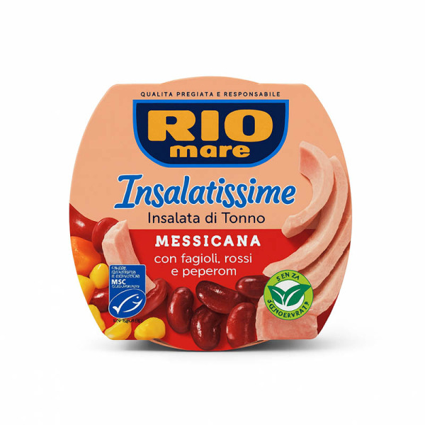 Купить Rio Mare Messicana — Салат с тунцом мексиканский | Италия | 0.16 кг — премиальные Морепродукты · Анчоусы от Cheese Map™ Украина