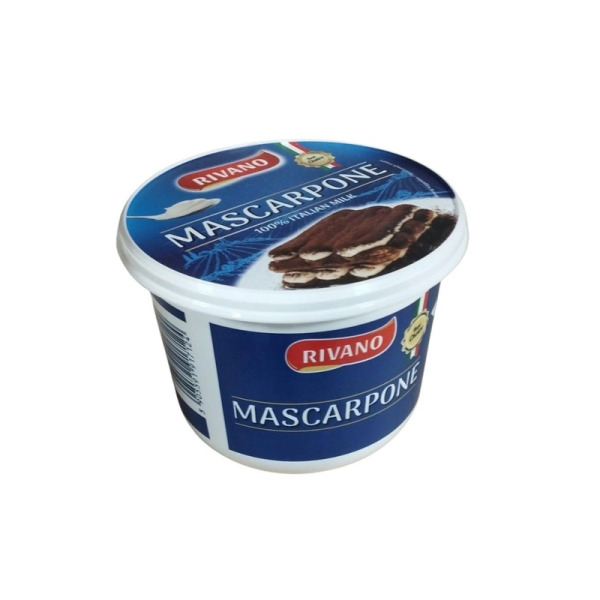 Купити Крем-сир Маскарпоне Rivano фасування 0.5 kg — преміальні Італійські · Сири від Cheese Map™ Україна